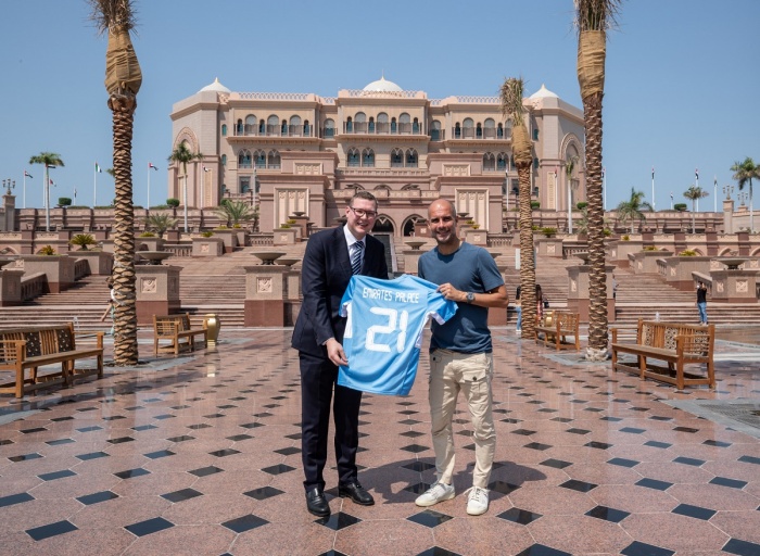 Manchester City at The Emirates Palace